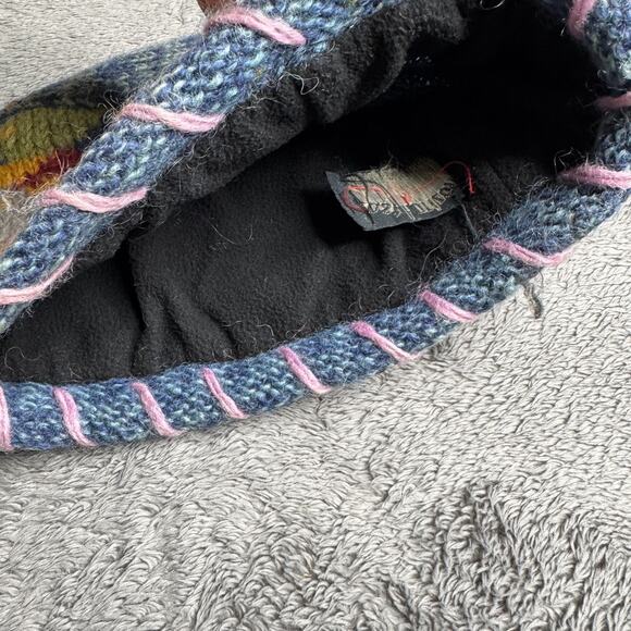 Lost Horizons Sundance Catalog Wool Fleece Lined Beanie Hat Handmade Cozy - Picture 4 of 6